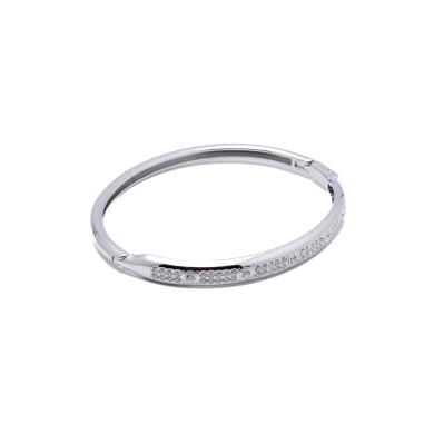 BRAZALETE ZO14379B PLATEADO ACERO INOXIDABLE 2C36