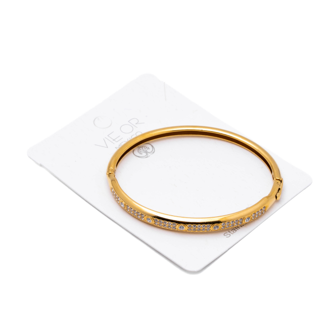 BRAZALETE ZO14379B DORADO ACERO INOXIDABLE