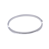 BRAZALETE ZO15516B PLATEADO ACERO INOXIDABLE