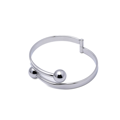 BRAZALETE ZO13547B PLATEADO ACERO INOXIDABLE
