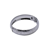 BRAZALETE ZO15864B PLATEADO ACERO INOXIDABLE