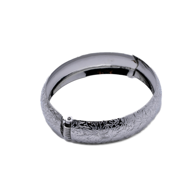 BRAZALETE ZO15864B PLATEADO ACERO INOXIDABLE