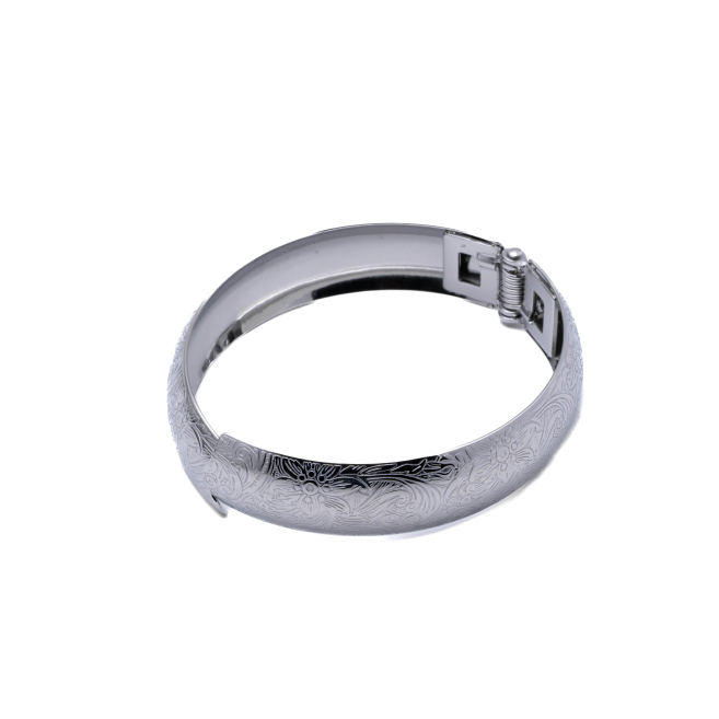 BRAZALETE ZO15865B PLATEADO ACERO INOXIDABLE