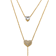 COLLAR ZO12394N DORADO ACERO INOXIDABLE 2D47