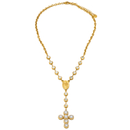 COLLAR ZO15892N DORADO ACERO INOXIDABLE 2D15