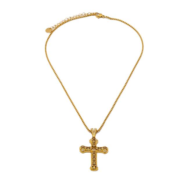COLLAR ZO15894N DORADO ACERO INOXIDABLE 2D25