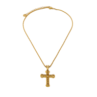 COLLAR ZO15894N DORADO ACERO INOXIDABLE 2D25