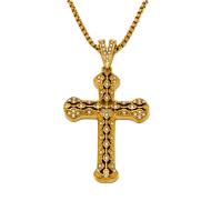 COLLAR ZO15894N DORADO ACERO INOXIDABLE 2D25