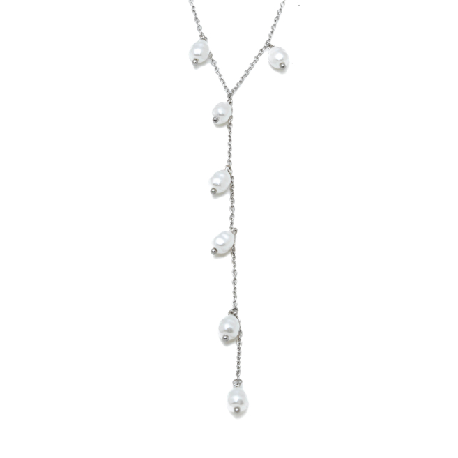 COLLAR ZO15671N PLATEADO ACERO INOXIDABLE E14