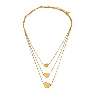 COLLAR ZO3656N DORADO ACERO INOXIDABLE 2D310