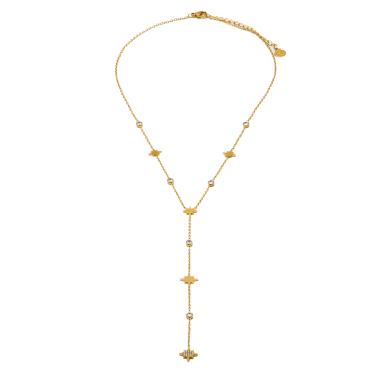 COLLAR ZO14976N DORADO ACERO INOXIDABLE 2D18