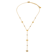 COLLAR ZO14976N DORADO ACERO INOXIDABLE 2D18
