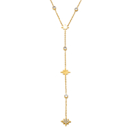 COLLAR ZO14976N DORADO ACERO INOXIDABLE 2D18