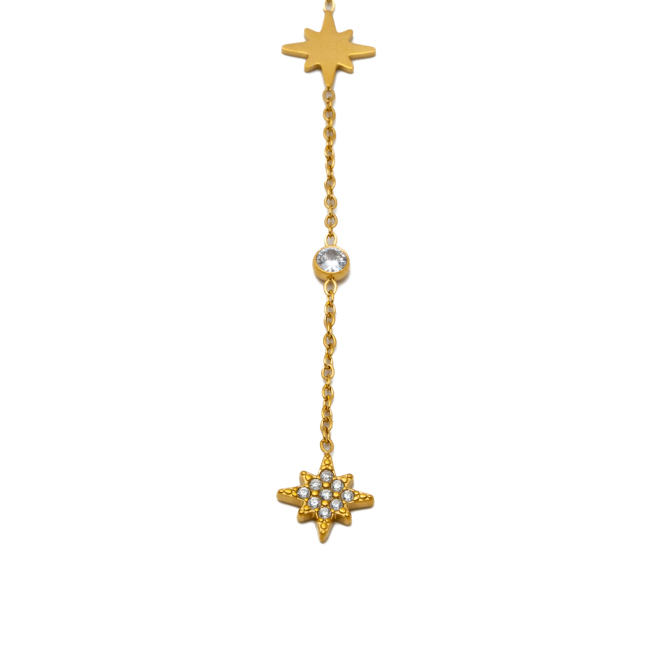 COLLAR ZO14976N DORADO ACERO INOXIDABLE 2D18