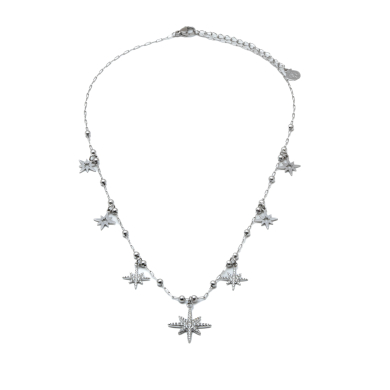 COLLAR ZO12611N PLATEADO ACERO INOXIDABLE 2D47 E27