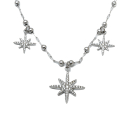 COLLAR ZO12611N PLATEADO ACERO INOXIDABLE 2D47 E27