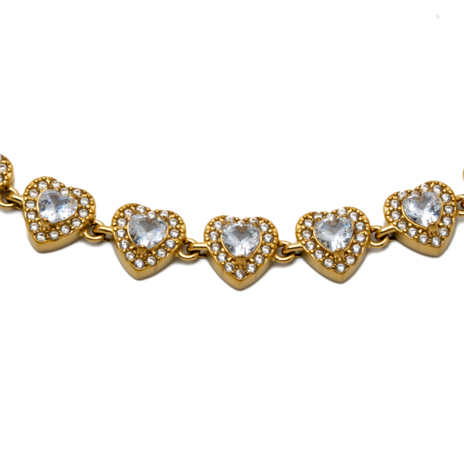 COLLAR ZO15935N DORADO ACERO INOXIDABLE