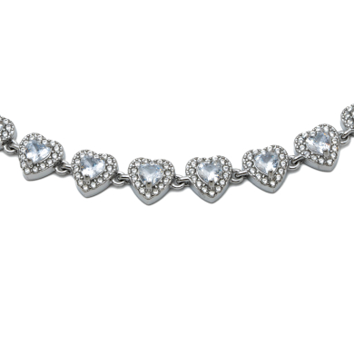 COLLAR ZO15935N PLATEADO ACERO INOXIDABLE