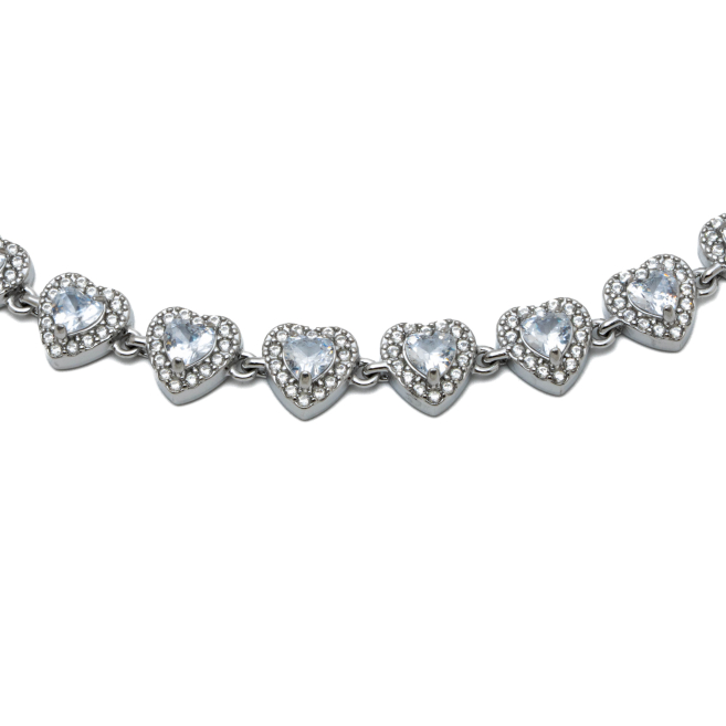 COLLAR ZO15935N PLATEADO ACERO INOXIDABLE