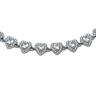COLLAR ZO15935N PLATEADO ACERO INOXIDABLE