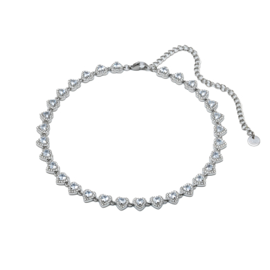 COLLAR ZO15935N PLATEADO ACERO INOXIDABLE