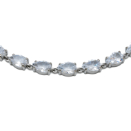 COLLAR ZO15424N PLATEADO BLANCO ACERO INOXIDABLE