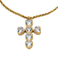 COLLAR ZO15376N DORADO ACERO INOXIDABLE 2D15