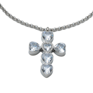 COLLAR ZO15376N PLATEADO ACERO INOXIDABLE 2D15