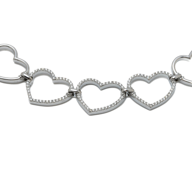 COLLAR ZO13478N PLATEADO ACERO INOXIDABLE 2D29