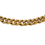 COLLAR ZO13769N DORADO ACERO INOXIDABLE 2D27