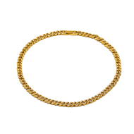 COLLAR ZO13769N DORADO ACERO INOXIDABLE 2D27