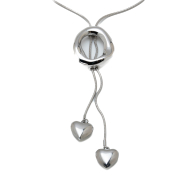 COLLAR ZO11844N PLATEADO ACERO INOXIDABLE 2D110