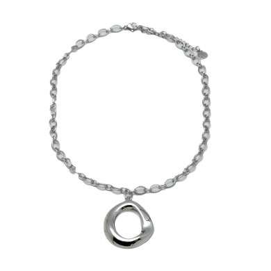 COLLAR ZO14368N PLATEADO ACERO INOXIDABLE E47