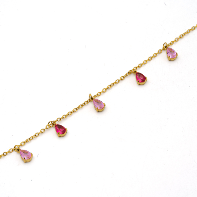PULSERA ZO15463B DORADO ROSA ACERO INOXIDABLE 2B31