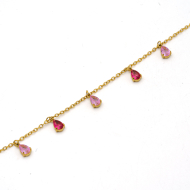 PULSERA ZO15463B DORADO ROSA ACERO INOXIDABLE 2B31