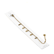 PULSERA ZO15465B DORADO BLANCO ACERO INOXIDABLE