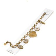 PULSERA ZO12296B DORADO ACERO INOXIDABLE 2B58