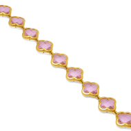 PULSERA ZO13109B DORADO ROSA ACERO INOXIDABLE