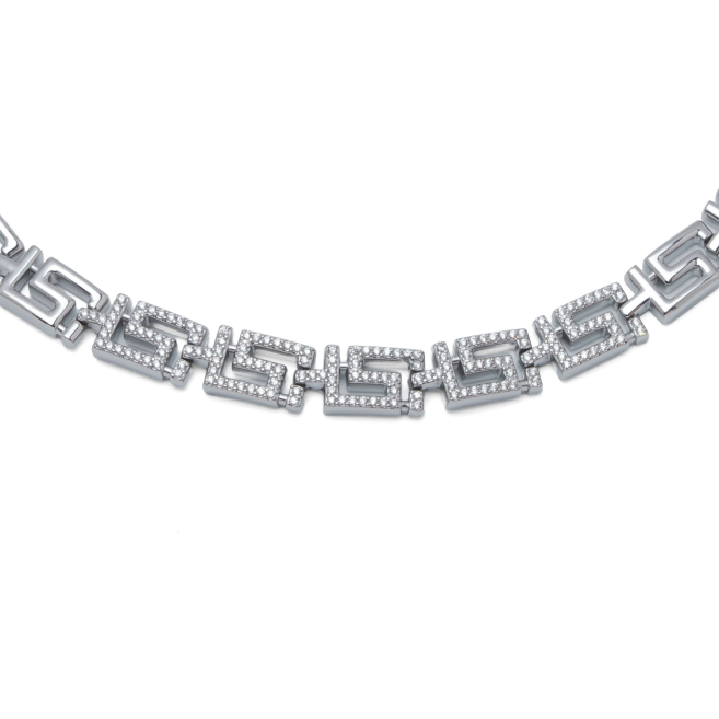 COLLAR ZO15367N PLATEADO ACERO INOXIDABLE E39