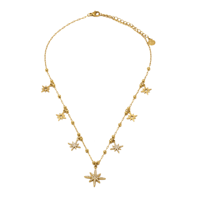 COLLAR ZO12611N DORADO ACERO INOXIDABLE 2D47 E27