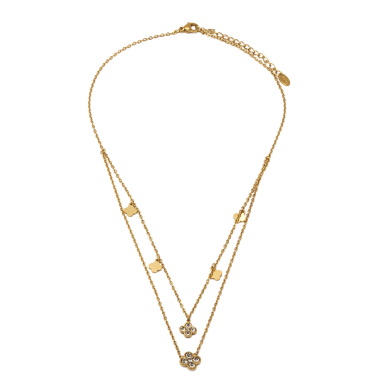 COLLAR ZO15127N DORADO ACERO INOXIDABLE