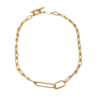 COLLAR ZO14191N DORADO ACERO INOXIDABLE 2D57