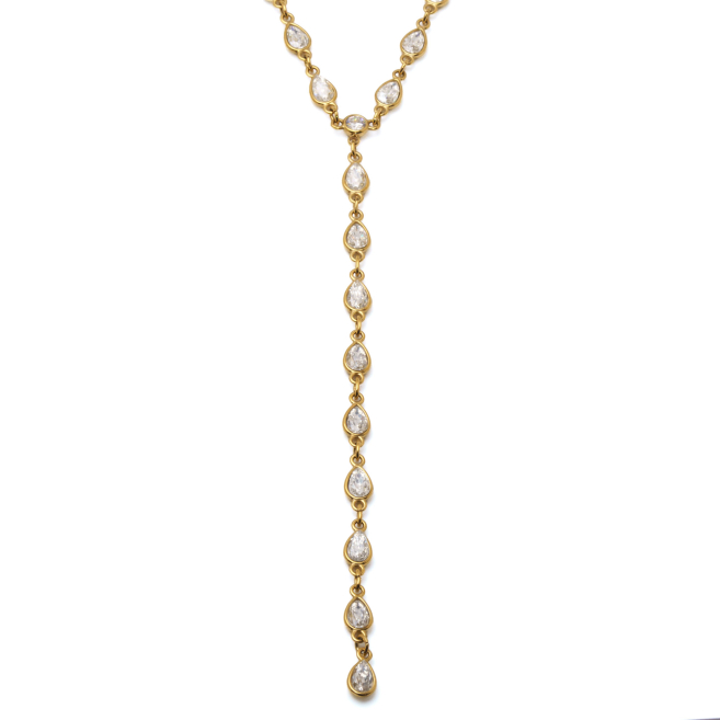 COLLAR ZO13009N DORADO ACERO INOXIDABLE 2D17