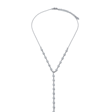 COLLAR ZO13009N PLATEADO ACERO INOXIDABLE
