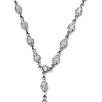 COLLAR ZO13009N PLATEADO ACERO INOXIDABLE 2D17