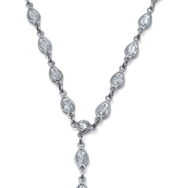 COLLAR ZO13009N PLATEADO ACERO INOXIDABLE
