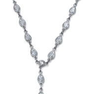 COLLAR ZO13009N PLATEADO ACERO INOXIDABLE