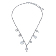 COLLAR ZO15929N PLATEADO ACERO INOXIDABLE 2D25