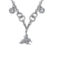 COLLAR ZO15745N PLATEADO ACERO INOXIDABLE 2D48
