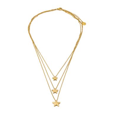 COLLAR ZO3657N DORADO ACERO INOXIDABLE 2D18
